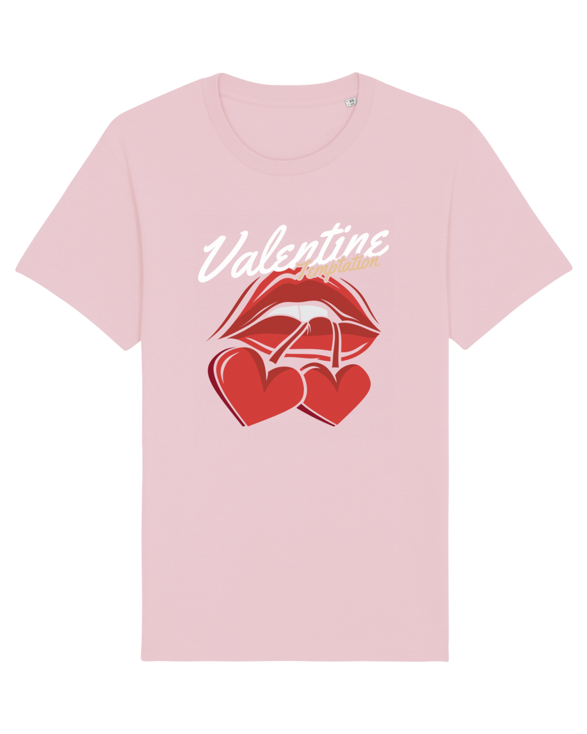 Tricou mânecă scurtă Unisex Rocker Cotton Pink