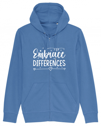Embrace Differences Bright Blue