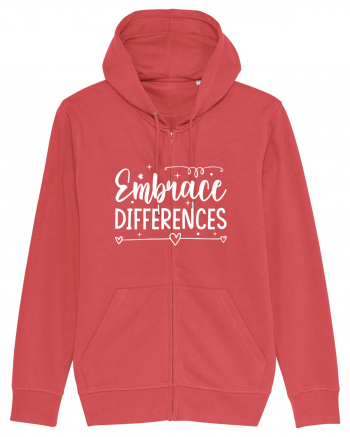 Embrace Differences Carmine Red