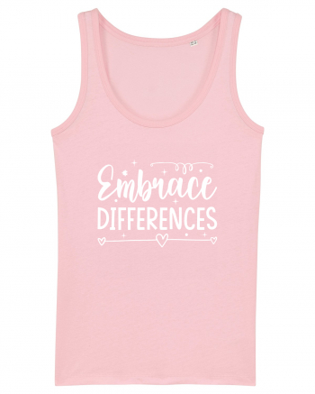 Embrace Differences Cotton Pink