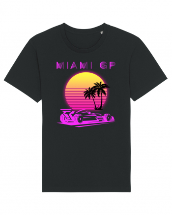 Formula 1 One USA Miami GP Grand Prix Vintage Retro Sunset Tricou mânecă scurtă Unisex Rocker