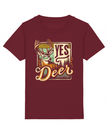 Yes deer Burgundy