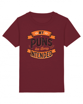 My puns are always intended Burgundy