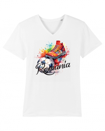 Fotbal Romania - Cu mingea la picior White