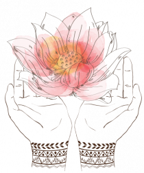 Yoga Lotus Floral