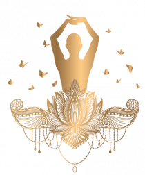 Yoga Fluturi Auriu Lotus