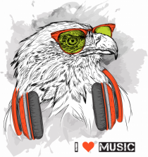 Eagle Headphones Hipster