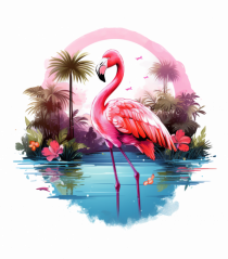 Sweet flamingo