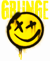 Grunge Music Smiley