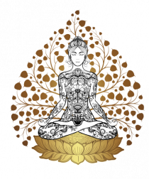 Yoga Lotus Tattoo Auriu