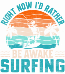 Right Now I'd Rather Be Awake Surfing