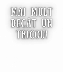 MAI MULT DECÂT UN TRICOU