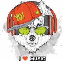 Husky Hipster Glasses