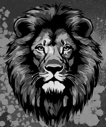 Lion Pop Art