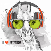 I love Music Giraffe