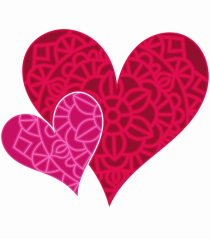 Valentine's Love Heart Mandala