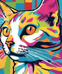 Pop Art  Cat