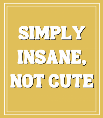 simply insane not cute8