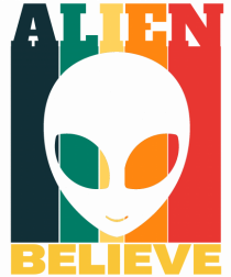 Retro Vintage Alien