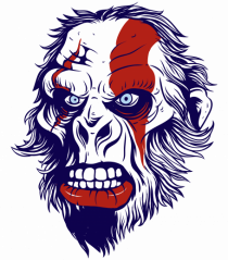 Ape Angry Face