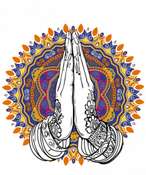 Yoga Hands Mandala