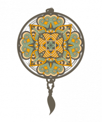 Yoga Mandala in Dreamcatcher