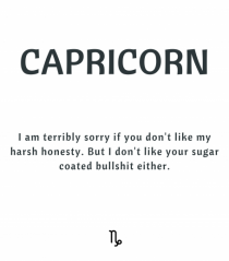 capricorn i am terribly sorry...