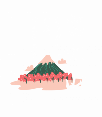 Muntele Fuji (Fujisan) negru (ver 2)