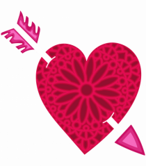 Valentine's Love Heart Arrow