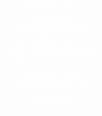 Before you diagnose yourself...