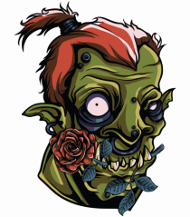 Rose Zombie Monster