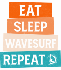 Eat Sleep Wavesurf Repeat