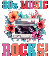 in stilul pop al anilor 80 - 80s music rocks