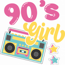 90s Party Girl Party Vintage