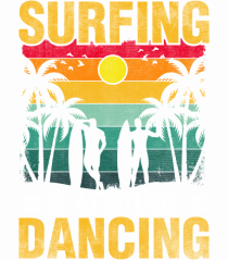 Surfing is attitude dancing