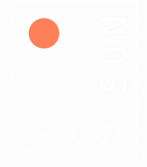 Abstract Sun and Mountains