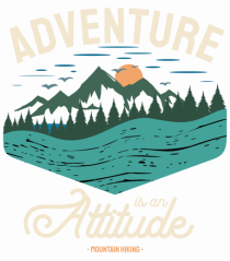 Adventure is an attitude - culori inchise