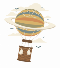 Air Balloon Saturn