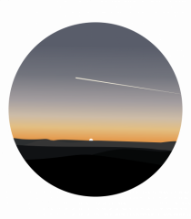 Photo Illustration - airplane in the sunset