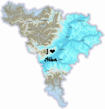 Alba County Map