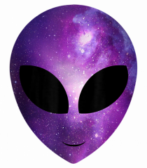 Alien Galaxy Cosmic Head