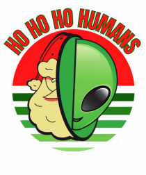 Funny Santa Claus Alien