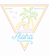Aloha 80s Style Vintage