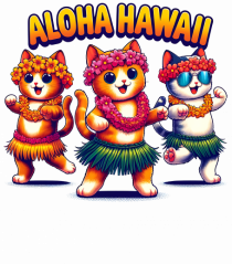 cu pisici in vacanță - Aloha hawaii