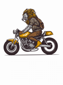 Motorcycle Lion