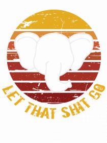 Retro Yoga Elephant