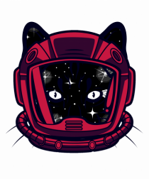 Astronaut Space Cat