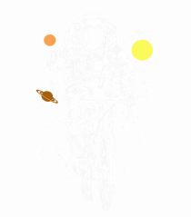 Astronaut Bicycle Galaxy Ride
