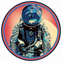 Retro Astronaut 