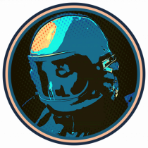 Retro Astronaut 